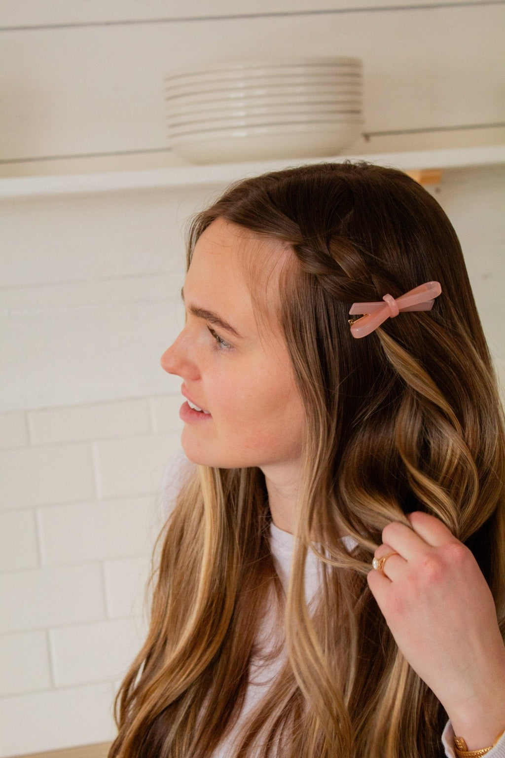 Glossy Bow Clip