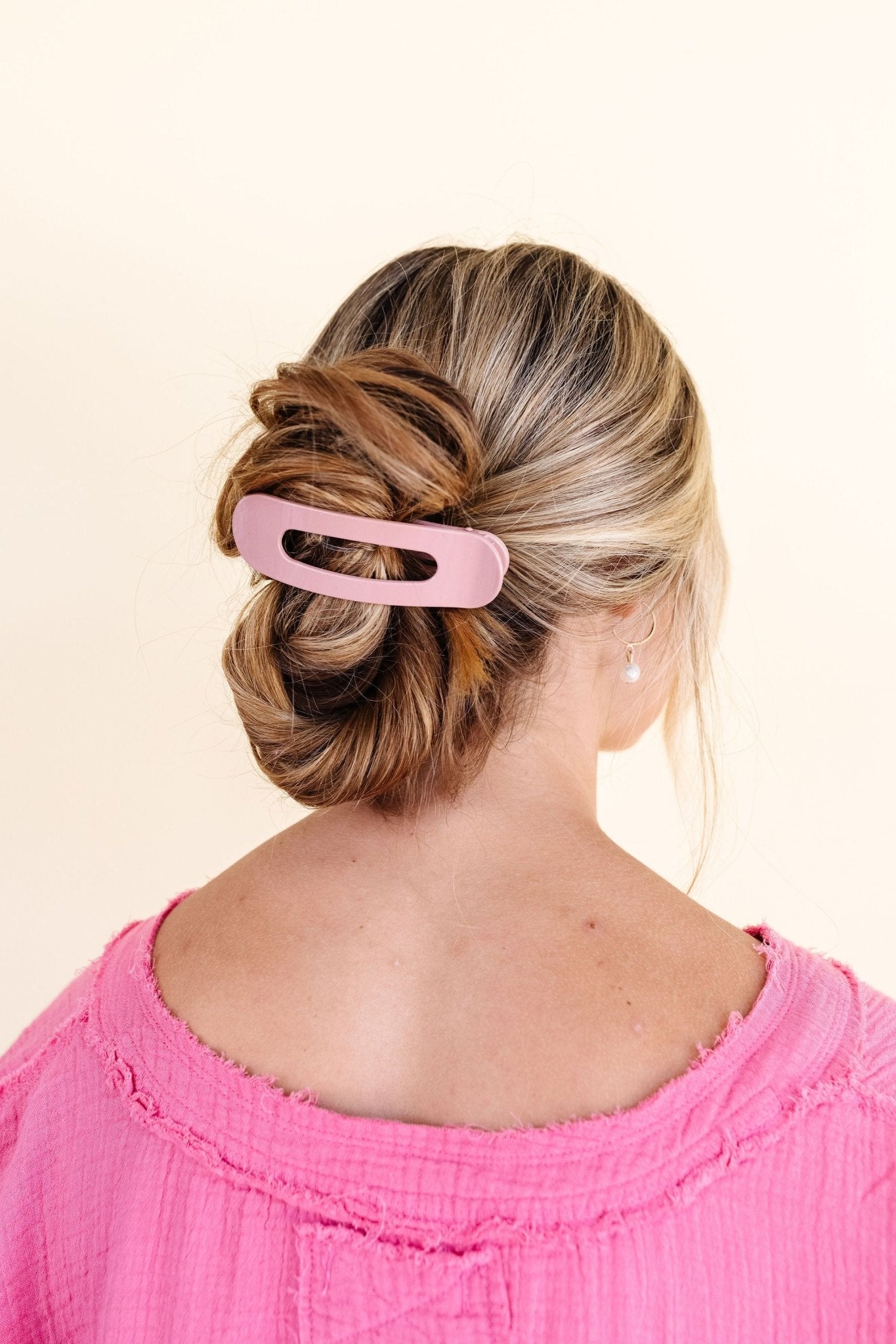 Glossy Flat Claw Clip