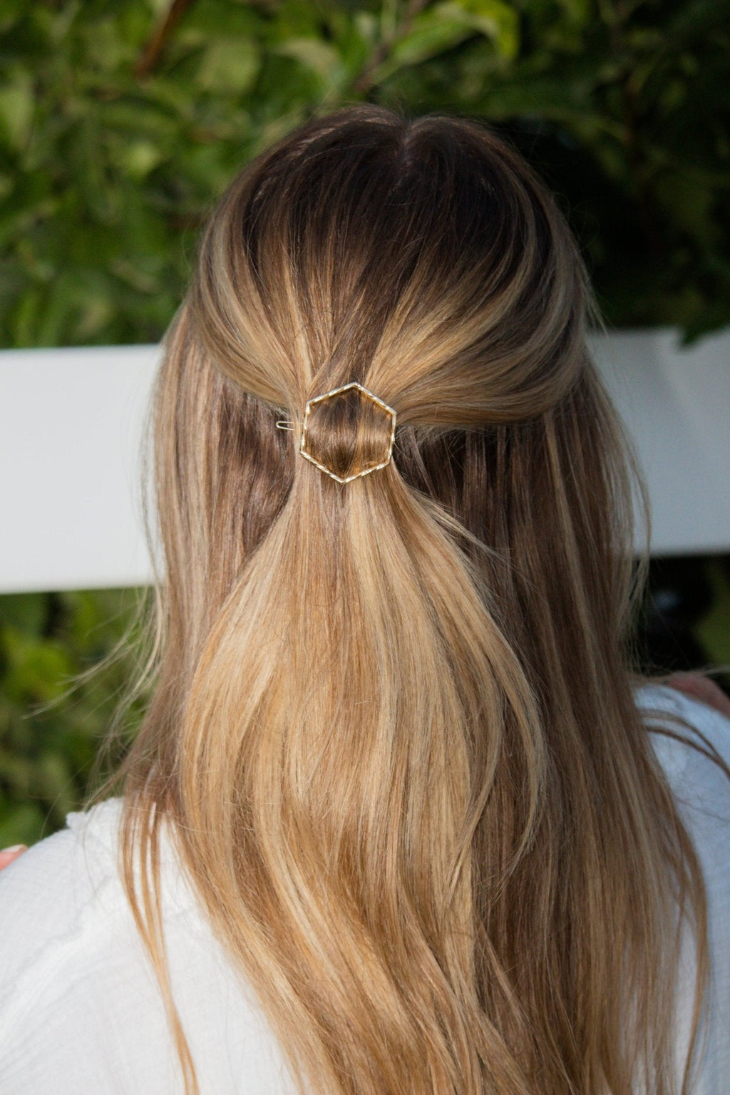 Gold Hexagon Clip