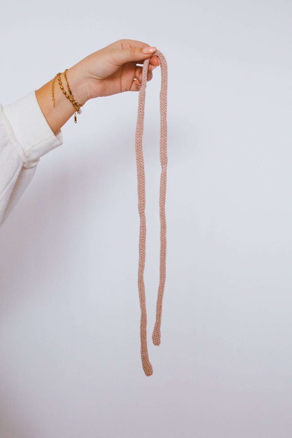 Knit Long Bow Tie