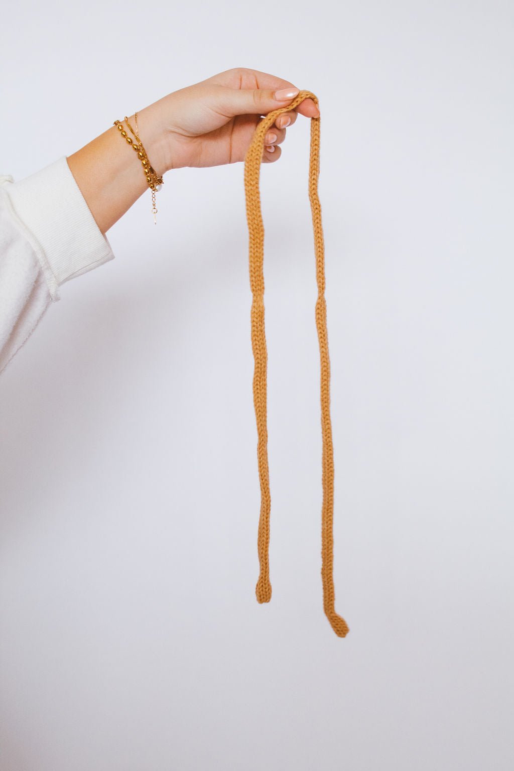 Knit Long Bow Tie