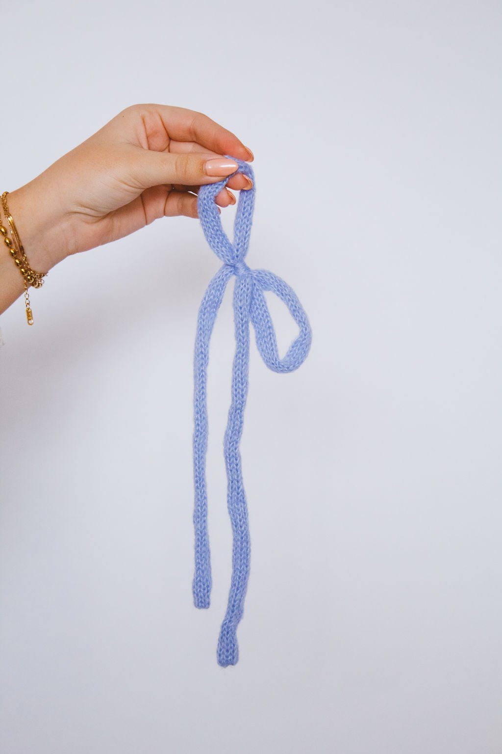 Knit Long Bow Tie