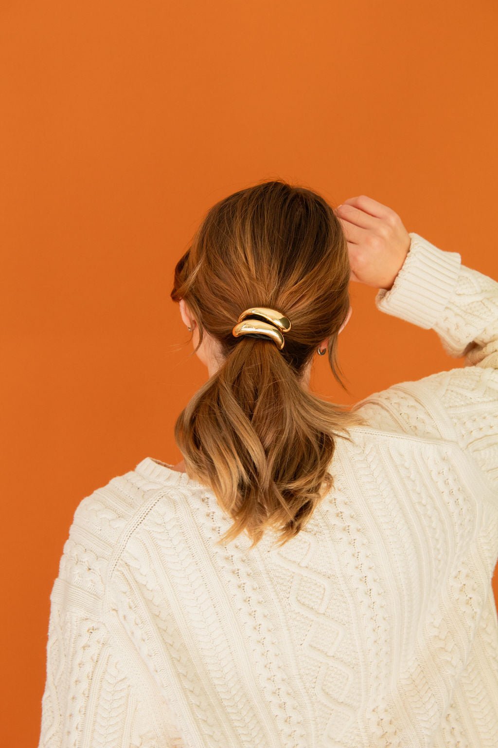 Abstract Ponytail Cuff