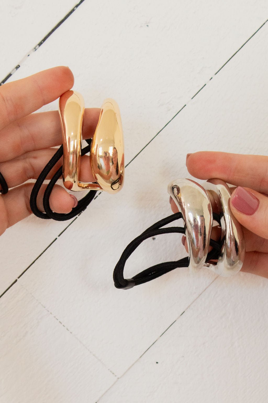 Abstract Ponytail Cuff