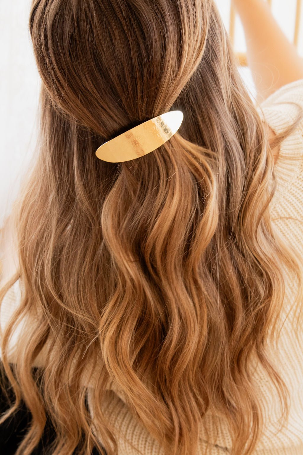 Metal Daisy Barrette
