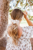 Oat Milk Jumbo Scrunchie