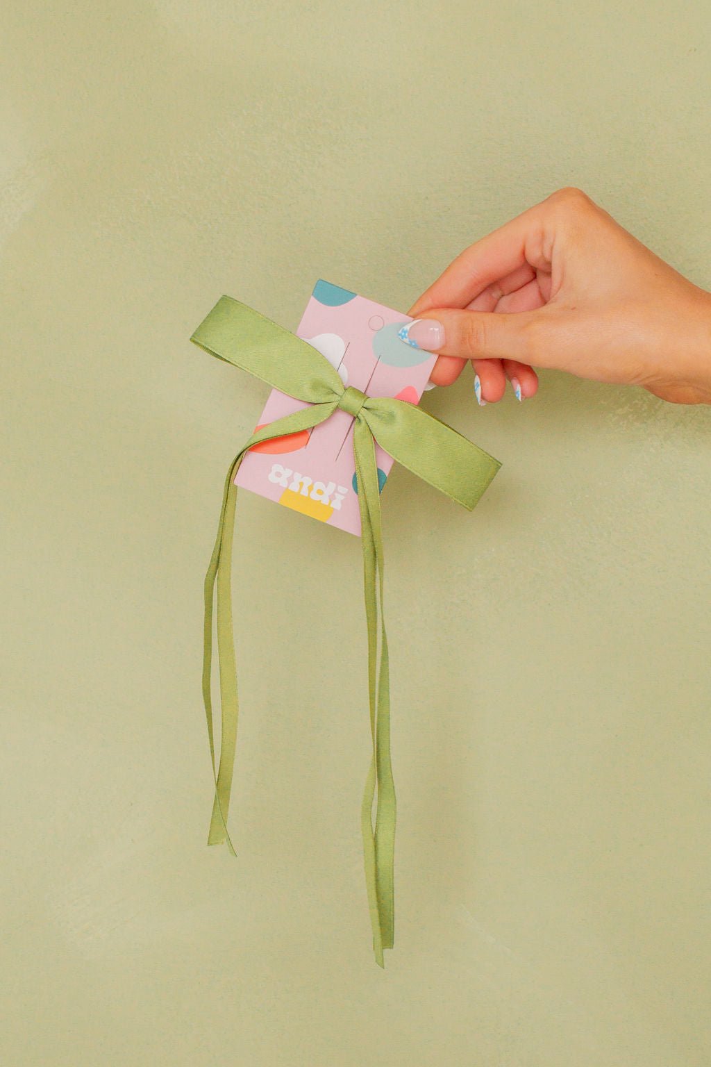 Satin Ribbon Long Bow Clip