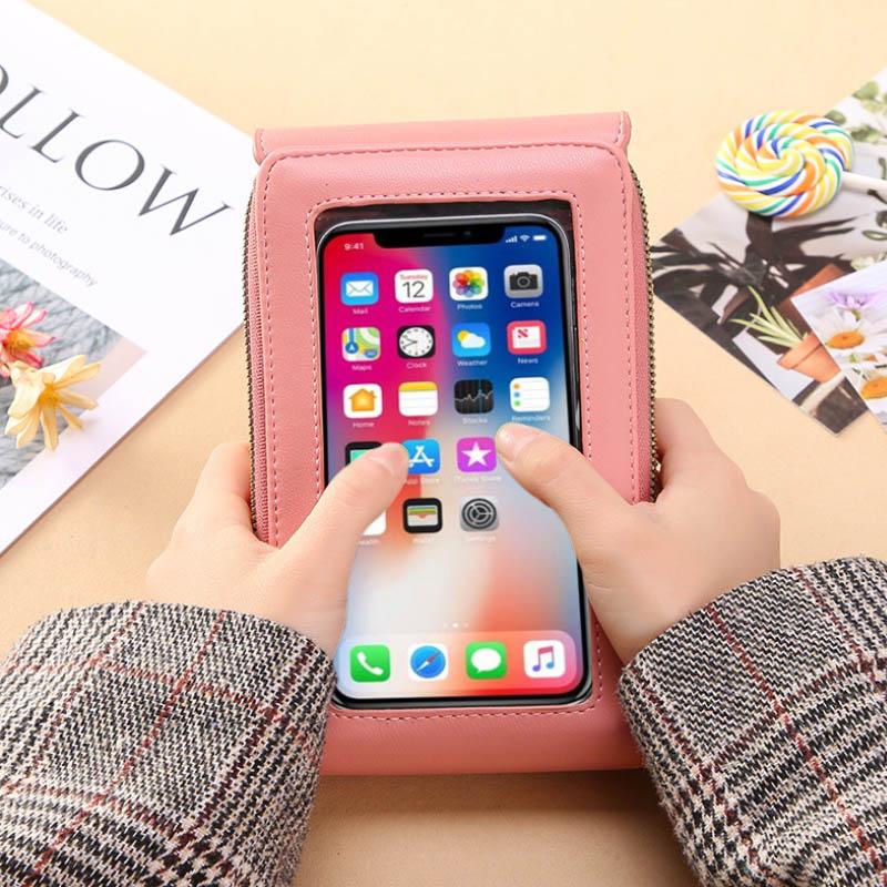 🔥Hot Sale 56% OFF -🎁Women's Touch Screen Mobile Phone Messenger bag