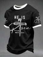 Men's Christian Cross Print Tee