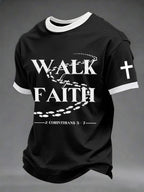 Men's Walk By Faith Print Tee