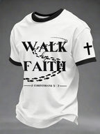 Men's Walk By Faith Print Tee