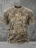 Men's NO Weapon Formed Against You Short Sleeve T-shirt