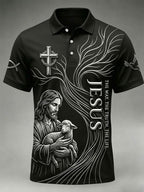 Men's The Way The Truth And The Life Printed Casual Top
