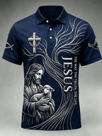 Men's The Way The Truth And The Life Printed Casual Top